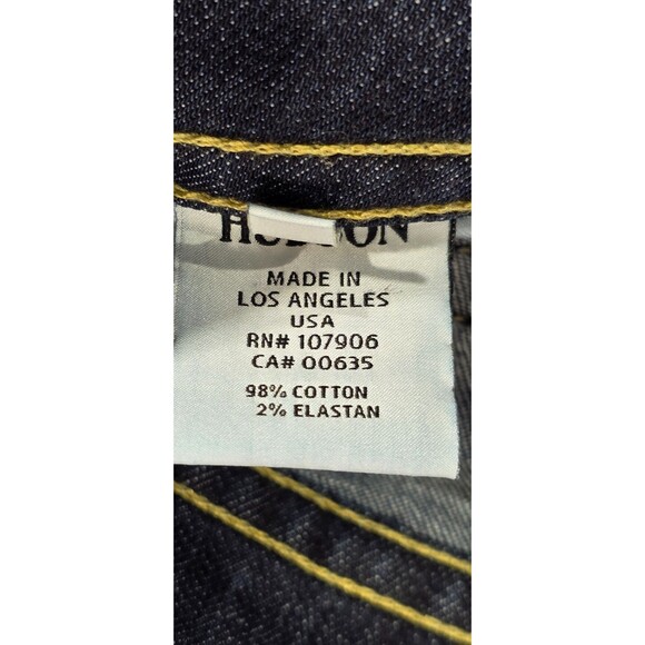 Hudson Womens Jeans Signature Petite Bootcut Mid Rise Flap Pockets Elm Size 31 - Picture 11 of 16
